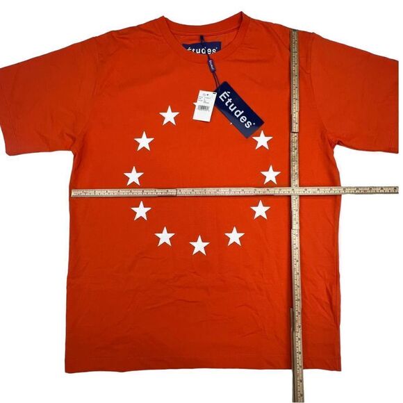 NWT Études Unisex Orange Wonder Europa T-Shirt – US L | Made in Portugal | MSRP - Picture 7 of 9